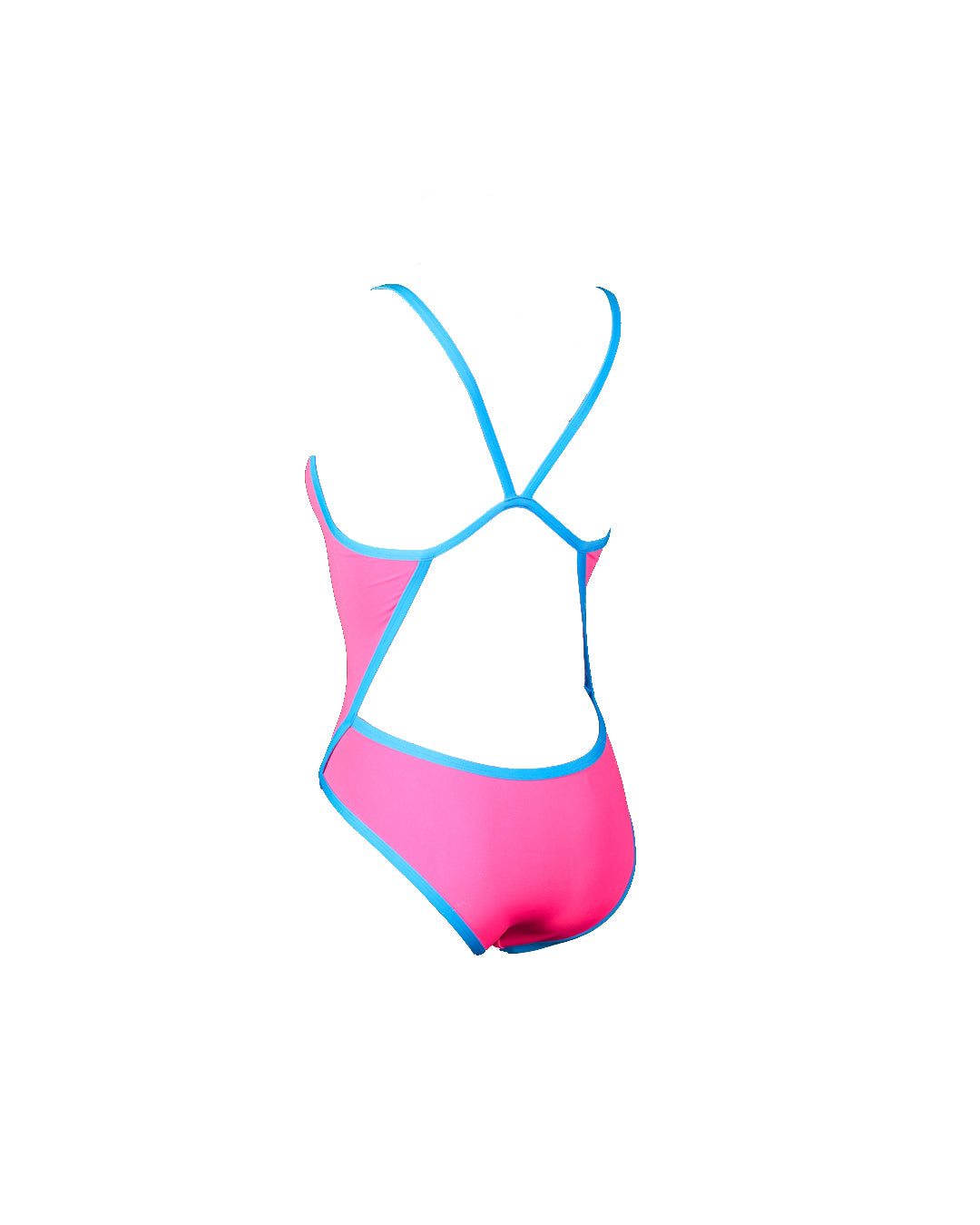 Maillot de bain femme 1 pièce natation - PMR Classic Rose / Bleu Azur - Nouveau Coloris