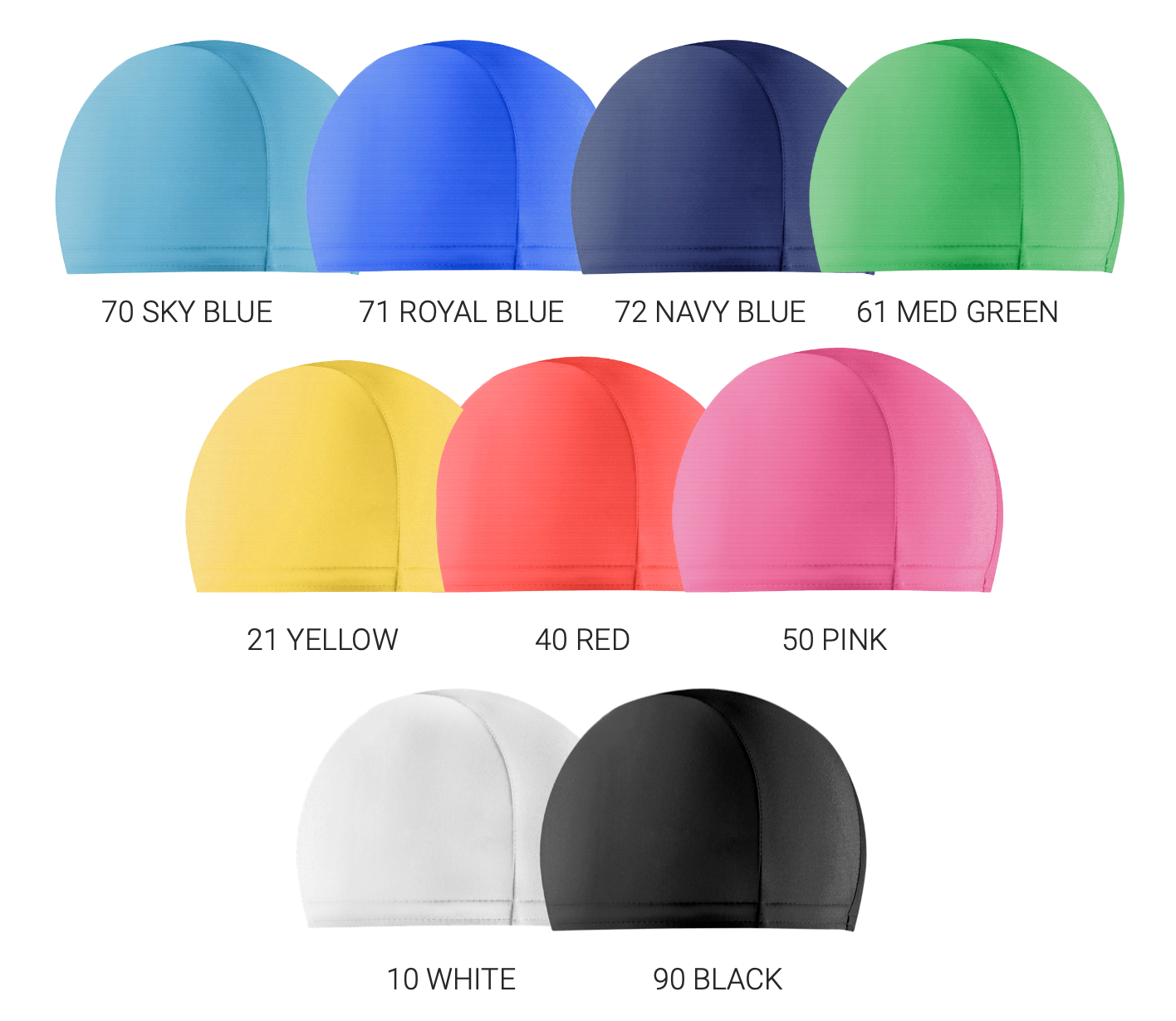 Bonnet de bain - ELASTANE ROUND COMFORT