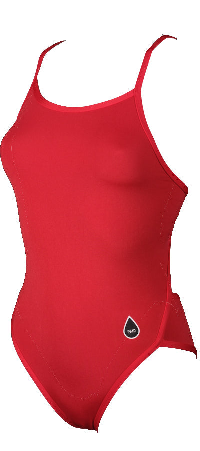 Maillot de bain femme 1 pièce natation - PMR Classic Rouge - Nouveau Coloris