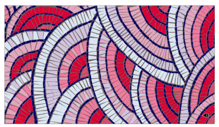 Textile de natation - Serviette microfibre PMR imprimée Mozaik 90 x 160 cm