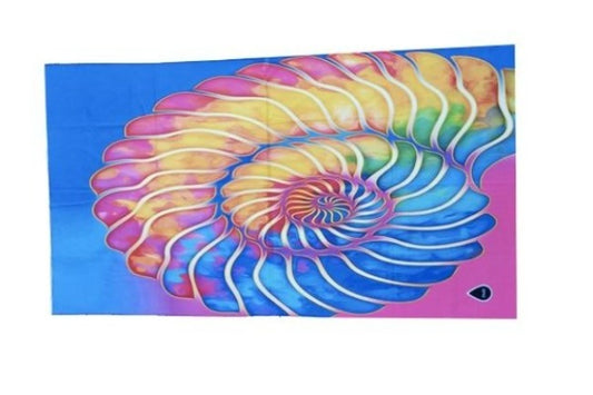 Textile de natation - Serviette microfibre PMR imprimée Sea Shell 90 x 160 cm