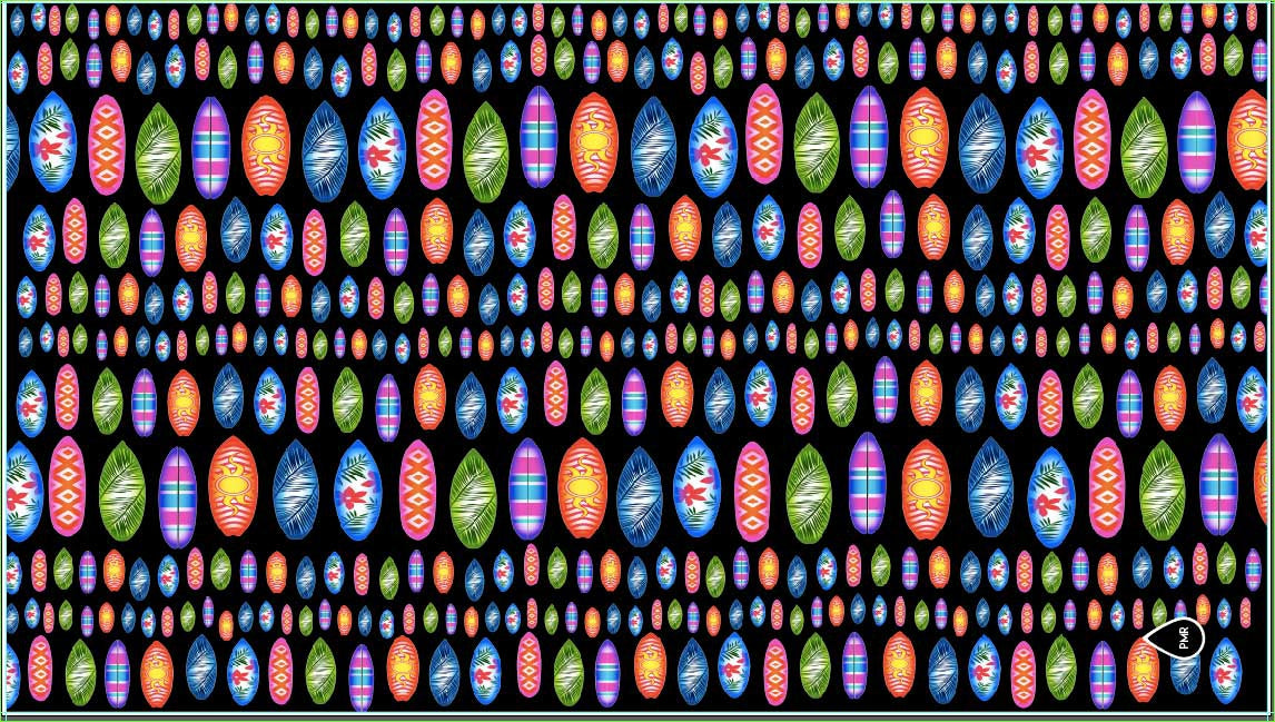 Textile de natation - Serviette microfibre PMR imprimée Surf Boards 90 x 160 cm